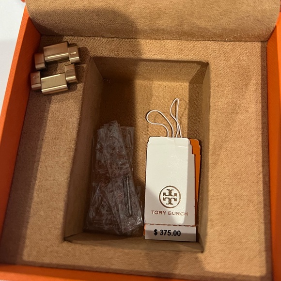 Tory Burch ♡ Collins Chronograph Gold Tone Stainless Steel Watch - Picture 7 of 15